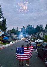 Load image into Gallery viewer, Soulaan American Flag. Double Sided.