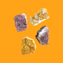Load image into Gallery viewer, Amethyst & Citrine Clusters