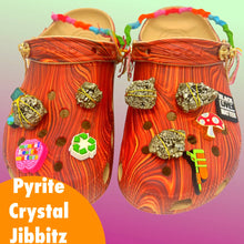 Load image into Gallery viewer, Pyrite Crystal Jibbitz (Charms)
