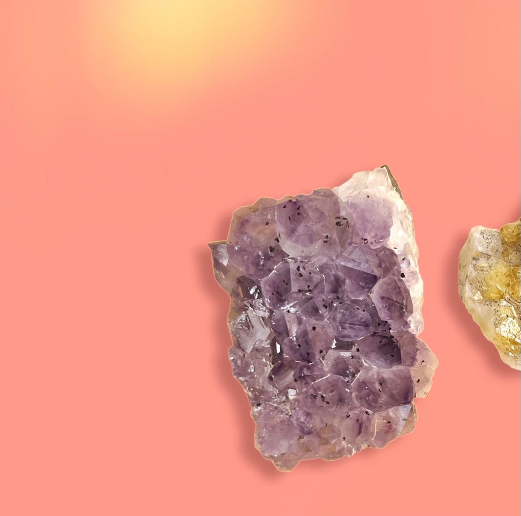 Amethyst & Citrine Clusters